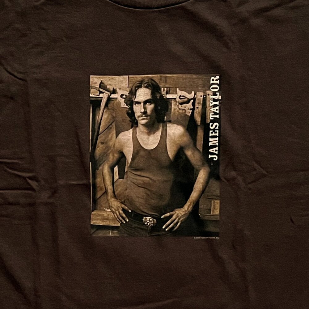 Vintage James Taylor - “Handy Man” Chocolate T-Shirt - Picture 3 of 8